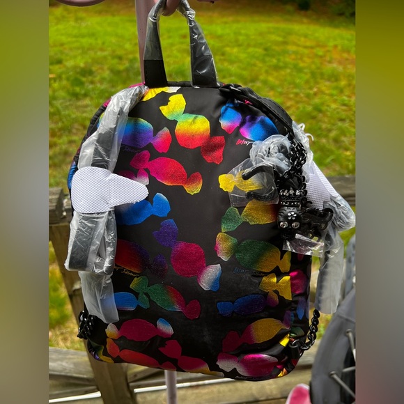 Betsey Johnson Puffey posey backpack - Picture 7 of 15